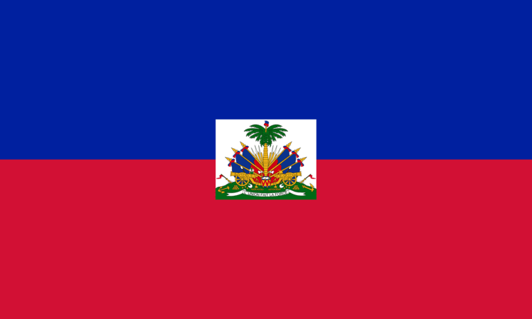 Picture of a flag of haiti country